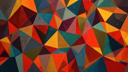 Fototapeta premium Abstract triangular geometric pattern