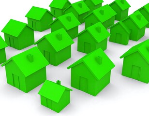 Green houses in a row (1)