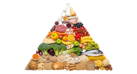 Balanced Diet Food Pyramid Healthy Eating Guide for Nutritional Wellness