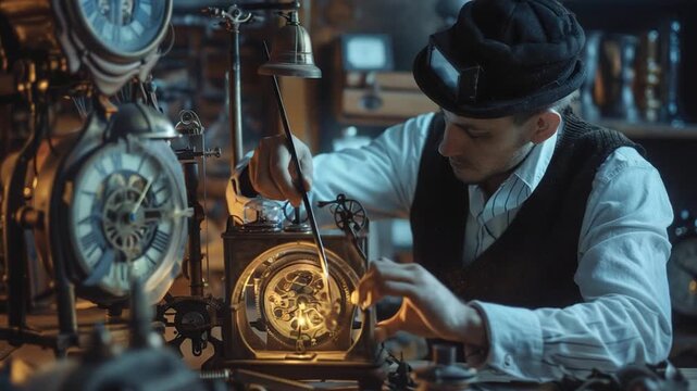 Enchanted Clockmaker mystical 4K Videos