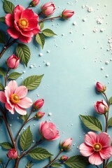 Subtle floral porcelain detail, panoramic seamless textile backdrop , decor, soft, subtle