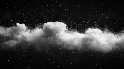 Night sky with dramatic clouds