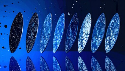 A type of blue crystal natural stone 4