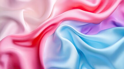 Obraz premium Pastel Silk Drape Texture Background.