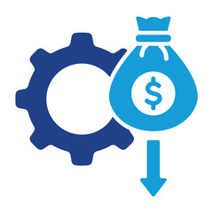 Budget Reduction Icon