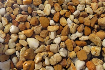 Sea stones background under water