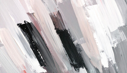 Abstract Brush Strokes: This abstract artwork captures a dynamic display of brushstrokes, employing a palette of contrasting colors. A captivating visual dialogue of textures, patterns.