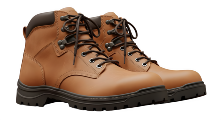 Rugged leather work boots offer dependable style for outdoor adventures and construction, providing secure ankle support and reliable traction