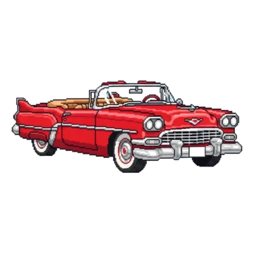 クラシック 赤いオープンカー フェアレディZ（日産）300ZX コンバーチブル（1994年10月