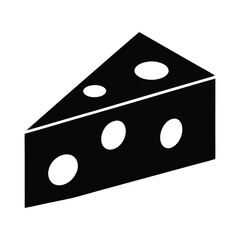 Discover delicious cheese wedge vector graphic perfect for cheese lovers and food illustrations design