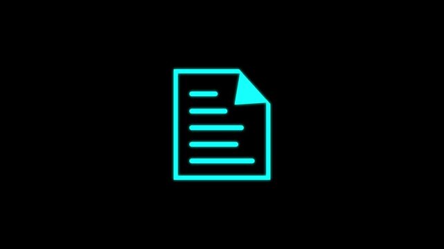 Documents file icon isolated . PDF File icon isolated .