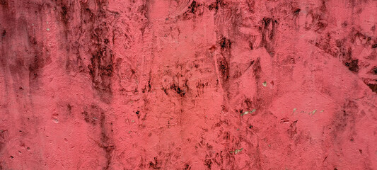 Old distressed red wall detail
