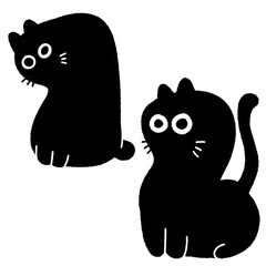 Cats Black and White