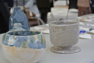 antique tableware in market