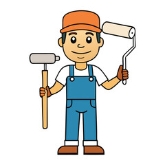 A building painter skillfully applies paint and coatings to walls and structures, transforming surfaces with color while protecting them from weather and wear for a fresh, polished look.
