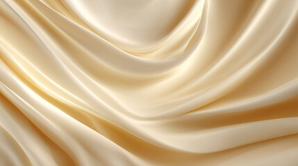 Obraz premium Luxury satin silk fabric texture in gold color, smooth elegant drapery background
