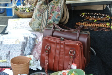 antique shop in a flea market