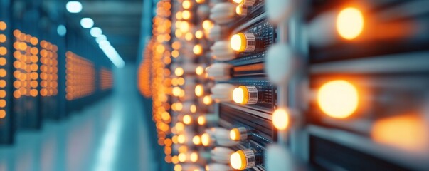 Computer server racks data storage technology system