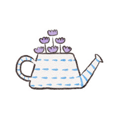 cute kawaii doodle plants. great for stickers, journaling, invitation decoration, children flash card, keychain, or nursery decoration