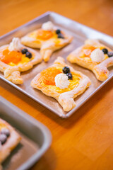 手作りフルーツデニッシュ