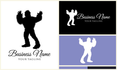 Naklejka premium Yeti Logo Design Variations. (2)