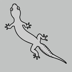 A gecko stuck to glass in a highly detailed and visually stunning illustration, perfect for creative projects, backgrounds, and artistic designs that capture attention and inspire imagination