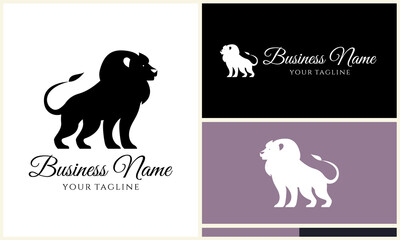 Obraz premium Lion Logo Design Variations. (3)