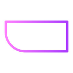 Price tag gradient icon