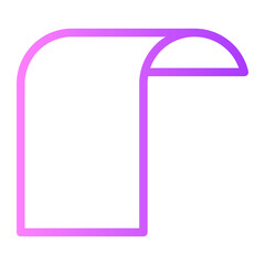 Ribbon gradient icon