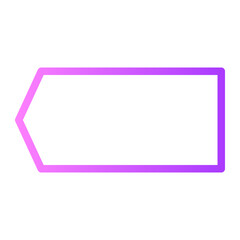 Price tags gradient icon