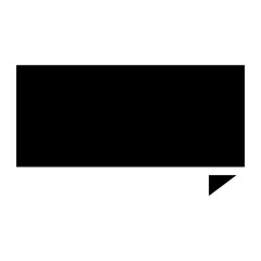 Obraz premium banner glyph icon