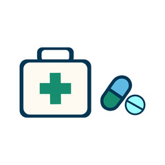 Obraz premium medical first aid kit