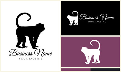 Obraz premium Monkey Logo Design Variations. (12)