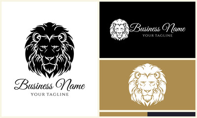 Lion Logo Design Variations. (17)