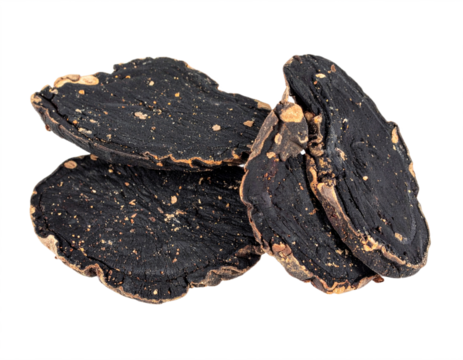 Experience the rich, natural essence of dried Reishi mushroom slices, perfect for wellness and culinary creations.