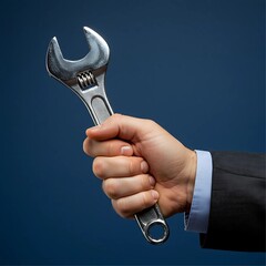 Problem Solving & Expertise: Professional Image of a Hand with a Spanner