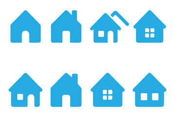 Black home house sign icon vector design