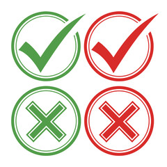 tick and cross mark