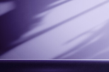 Empty podium in elegant on white and pastel violet gradient background,ideal mockup for product display presentation showcase backdrop design