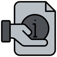 Disclosure Grey Icon Editable Stroke