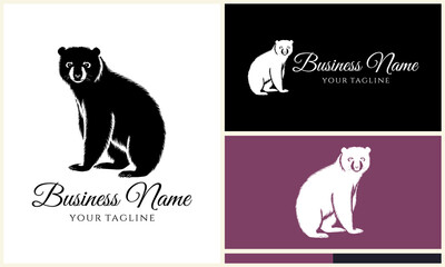 Bear Logo Design Variations. (10)