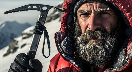 A healthcare professional in scrubs adjusts their face mask while standing in a brightly lit hospital corridor, with doors and medical equipment visible in the background.