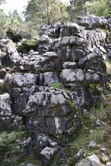 Scenery of hiking trails between Xexocom, Chuatuj and Chortiz villages near Nebaj, Quiche, Guatemala 
