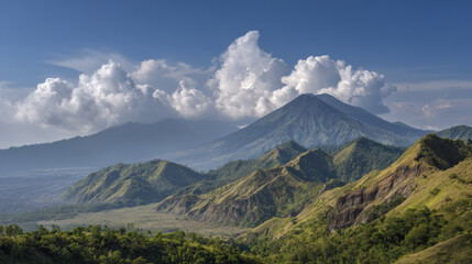 experience breathtaking beauty of bali vibes where majestic mountains and volcanoes create stunning backdrop