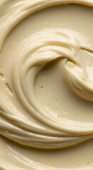 Abstract Beige Swirl Texture Background Photo Illustrative of Smooth Cream