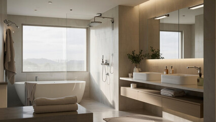 modern bathroom interior 3522