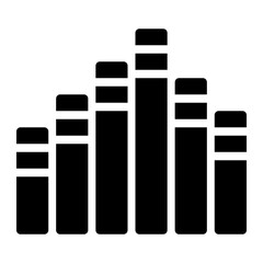equalizer glyph icon