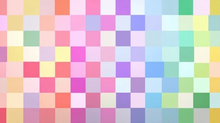 Colorful Abstract Background with Soft Pastel Shades in a Grid Pattern, Perfect for Creative Designs, Visual Projects, and Artistic Endeavors