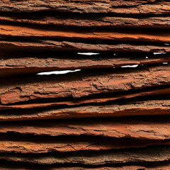 Abstract Wooden Texture Photo with Detailed Brown Layers and Rustic Background