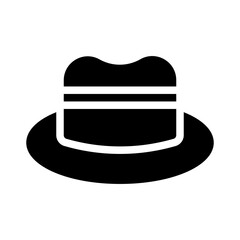 fedora glyph icon